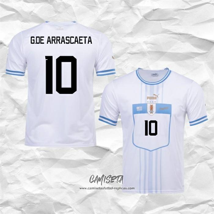 Segunda Camiseta Uruguay Jugador G.De Arrascaeta 2022